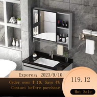 NEW Alumimum Bathroom Cabinet Set Washstand Cabinet Combination with Mirror Bathroom Cabinet Whole Washbin Ceramic Bas