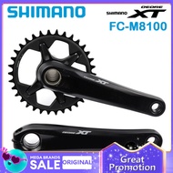 Shimano XT M8100 Crankset 1x12 Speed 2x12 Speed MTB 165mm 170mm 175mm Crank 30T 32T 34T 36T 36-26T C