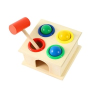 Mainan Edukasi Kayu Pemukul Palu Hammer Ball Kotak / Mainan Anak Pukul Bola Kayu /Wood Hammer Case T