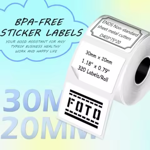 Thermal Labels Compatible with Phomemo M100/M110/M150/M221/M220/M120/M200/M250 Label Printer,1.18" x