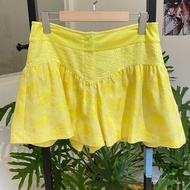 fashion show Yellow Shorts Skirt