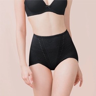 台灣製 平腹提臀高腰加大尺碼三角塑身褲 黑 1965-63 可蘭霓