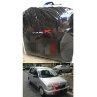 LIVE Type R Kancil 660 Fabric Car Seat Cover Auto Interior Accessories Styling Car Cover (4 colours)