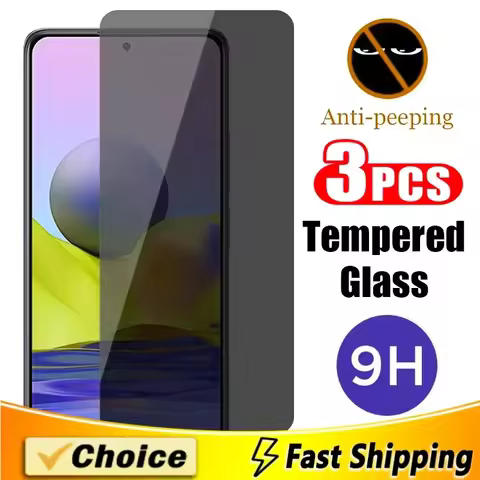 3 Pcs Tempered Film Anti Spy For Xperia 1 10 5-ii-iii-iv-v Xperia Pro-1 10-3Lite Plus L4 Privacy Gla