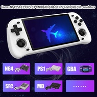 Diketigeey RGB10 MAX 2 Handheld Game Console 5 Inch IPS Screen Open Source with 16+128G TF Cards 170