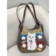 In stock Y2K women's fashion tote bag Y2K large capacity multi-function crossbody bag