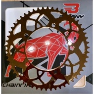 Chainring BOLANY 56T GOLD ZDP-05 EXPLORER