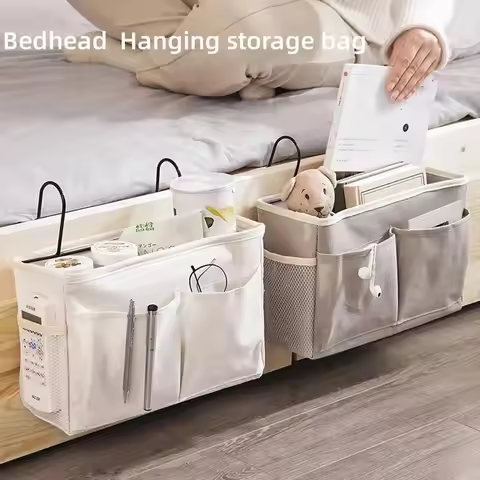 Bedside Storage Rack Dormitory Storage Basket Bedside Hanging Basket Bedside Storage Basket Bedroom 