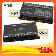 Roadmark 4-Band / 7-Band Pre AMP Parametric Equalizer Audio Equalizer Parametric Equalizer With Subw