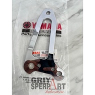 3KA-F7443-10 DUDUKAN KNALPOT RX KING NEW PEREDAM ASLI ORIGINAL YAMAHA CROME