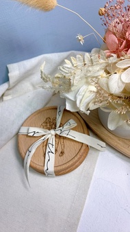 客製化木刻杯墊 似顏繪 禮品訂製