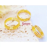 Ring Cincin Cartier Sempoa Emas Bangkok FREE COP 916
