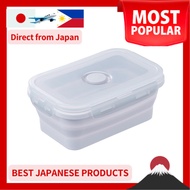 【Direct From Japan】Remark [Foldable Silicone Storage Container 550ml] Folds down to just 3cm! Foldab