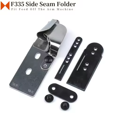 F335 (A30) Side Seam Folder Fit Double Needle Feed Off The Arm Sewing Machine Parts JUKI MS-1261 MS-