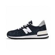 แบรนด์ใหม่และเป็นต้นฉบับ_ New Balance_ชุด NB 990 v1 ทิเบตสีฟ้า รองเท้าผ้าใบลำลองสำหรับผู้ชายและผู้หญ