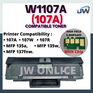 ✚♤HP W1107A HIGH YIELD Toner Compatible to HP W1107A HP107A W1107X For Laserjet 107A 107w MFP 135a 1