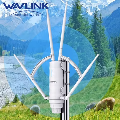 WAVLINK AC1200/AX1800/AX3000 Outdoor Mesh Extender/Router Long Range IP65/67 Waterproof WiFi Repeate