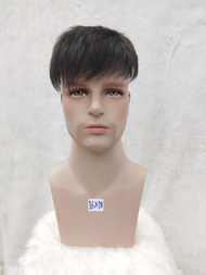 Cala wigs วิกผม ผมแท้100% แผ่นปิดผมบางชาย ทากาว.ได้ติดกิ๊บได้ ราคา3900บาท