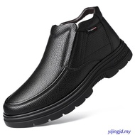 Zip On Safety Shoes | Men Best Quality Safety Boots  | Steel Toe Besi Kasut Safety Zip On