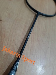 raket badminton bulu-tangkis maxbolt black original - terpasang senar black