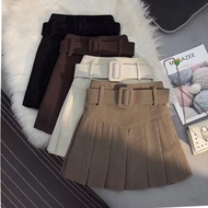 Corduroy Skirt S-5XL, Lined | Free Belt Included