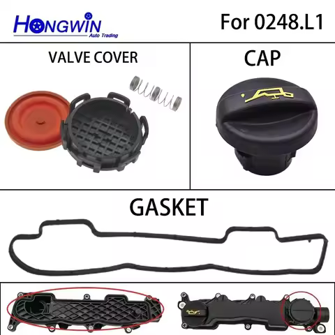 PCV Valve Cover Repair Kit Valve Cap With Membrane For Peugeot Citroen MINI Volvo 0248.L1 9651815680