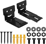 2pcs Soundbar Wall Mount Bracket for Samsung, Bose, Vizio, LG, Sound Bar Stand Under TV Speaker Shel