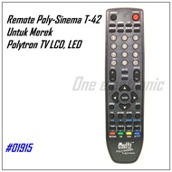 Remote TV Polytron Digital Led LCD HDMI Poly-Sinema T-42 Siap Pakai