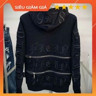 Philip QP 19*87 Men's FeltJacket with 2 Letter Embroidered Back Buckles - Philipp Plein High Quality