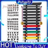 12 Belts Karate Belt Display Rack in Bamboo Wood, Includes Medal Hangers-Taekwondo, Jiu , BJJ, Marti