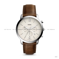 FOSSIL FS5380 Men's Analog Watch Neutra Chronograph Leather Strap Cream Brown *Original