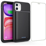 Sarung Bateri untuk iPhone 11/XR, Sarung Pengecas Mudah Alih Ultra-Slim 7500mAh, Pek Bateri Pelindun
