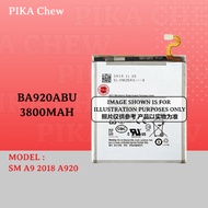 PIKA Compatible with SM Galaxy A9 2018 A920 A920F A9200 A9s Battery Bateri BA920ABU ( 3800mAh )