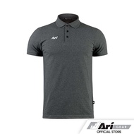 ARI ESSENTIAL SMART POLO - GREY/WHITE เสื้อโปโล อาริ ESSENTIAL SMART สีเทา