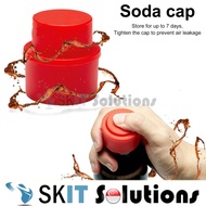 【SKIT SG】Unfinished Soda Bottle Cover Press Type Date Display Cola Drink Fizz Keeper Pump Lid Kitche