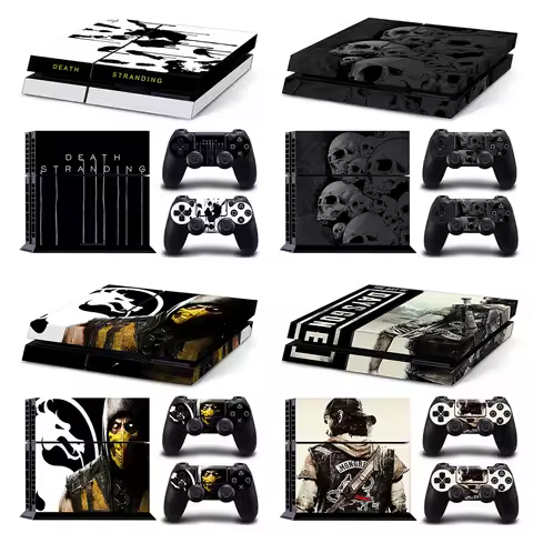 Sticker Cover for PS4 Console Skin Full Vinyl Decal for Playstation 4