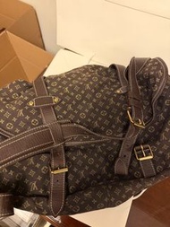 LV Monogram mini lin saumur XL shoulder bag
