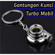 GANTUNGAN Car Turbo Model Keychain Car Engine Keychain