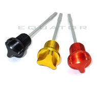 Motorcycle dirt pit bike engine parts Aluminum oil dipstick ruler for dirt bike, pit bike spare part