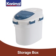 Kanimal Bucket Food Storage Box ถังเก็บอาหารเม็ด พร้อมช่องเก็บอาหารเปียกและขนม สำหรับอาหารสุนัข แมว