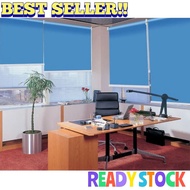 langsir redup tingkap rumah office Roller Blind Single Layer Bidai tingkap Adjustable size Blackout 80% Tirai Plastic