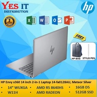 HP Envy x360 2-in-1 14-fa0128AU / 14-fa0129AU (AMD R5 8640HS, 16GB RAM, 512GB SSD, AMD RADEON, 14", 