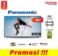 PANASONIC TH-50JX700K 50" 4K ANDROID TV (COURIER SERVICE)