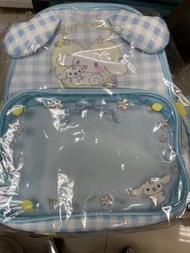 Cinnamoroll 藍色格子背包