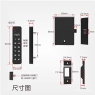 Locker F023 File Cabinet Combination Lock Smart Wardrobe Lock Household Anti-theft Drawer Sauna Comb