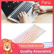 Superparis Keyboard Stickers Universal English PVC Wear Resistant Replacement Sticker Laptop Compute