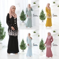 Baju Kurung SULAM GARCIA 🐝 Ironless 🐝 Muslim Women Dress Baju Kurung Moden 🐝 Baju Kurung Sulaman 🐝 Embroidery