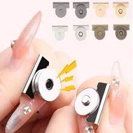 1 Pair Metal Seamless Magnetic Snaps, Suitable For Bags - DIY Magnetic Snaps, Handbag Magnetic Snaps