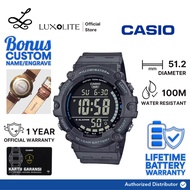 [Luxolite] CASIO Jam Tangan Pria Digital AE-1500WH-8BVDF/AE-1500WH-8BV/AE-1500WH-8B Resin Strap