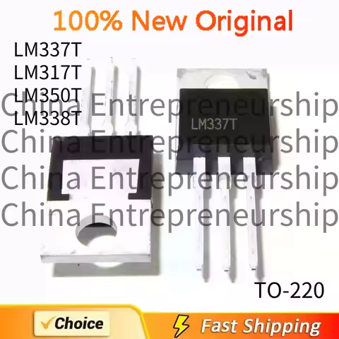 10~100 PCS TO-220 LM337T LM317T LM350T LM338T High current adjustable integrated voltage regulator C